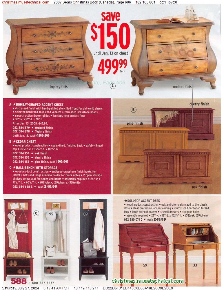 2007 Sears Christmas Book (Canada), Page 606