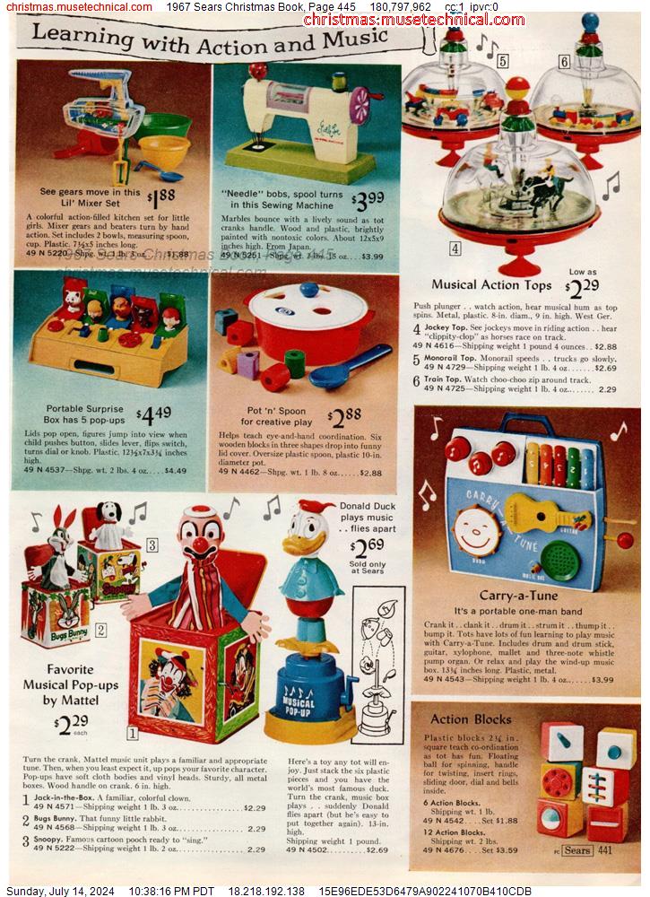 1967 Sears Christmas Book, Page 445