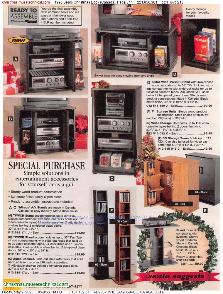 1996 Sears Christmas Book (Canada), Page 314