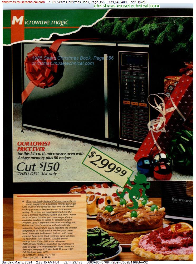 1985 Sears Christmas Book, Page 356