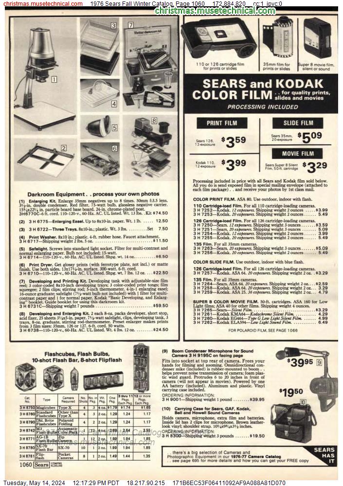 1976 Sears Fall Winter Catalog, Page 1060
