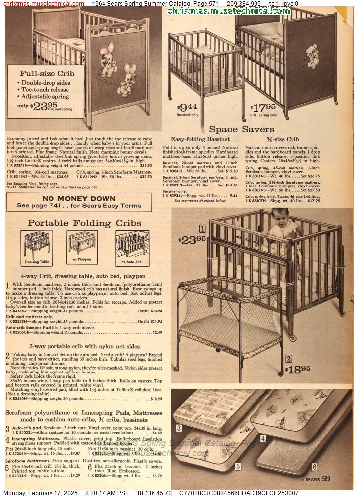 1964 Sears Spring Summer Catalog, Page 571