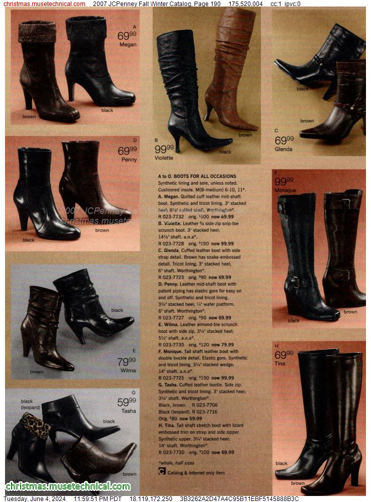 2007 JCPenney Fall Winter Catalog, Page 190
