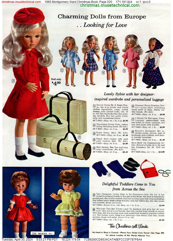 1965 Montgomery Ward Christmas Book, Page 220