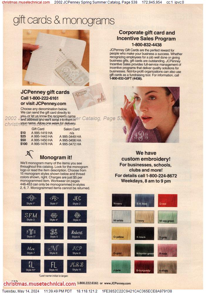 2002 JCPenney Spring Summer Catalog, Page 538