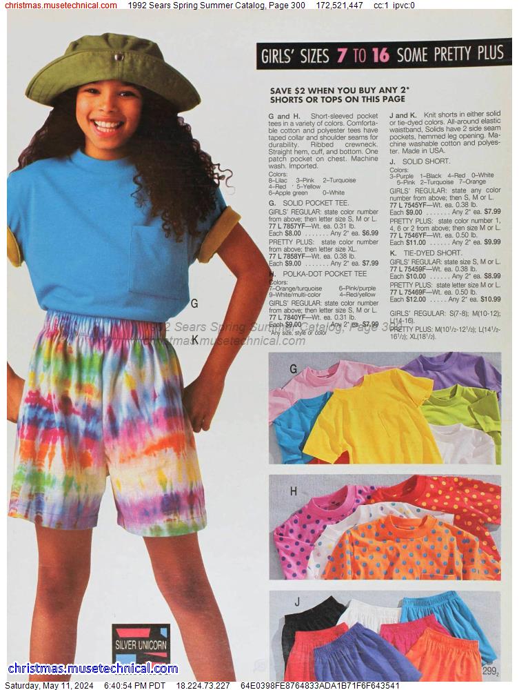 1992 Sears Spring Summer Catalog, Page 300