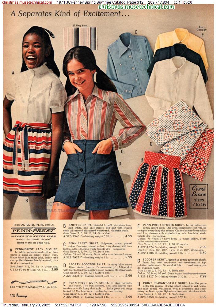 1971 JCPenney Spring Summer Catalog, Page 312