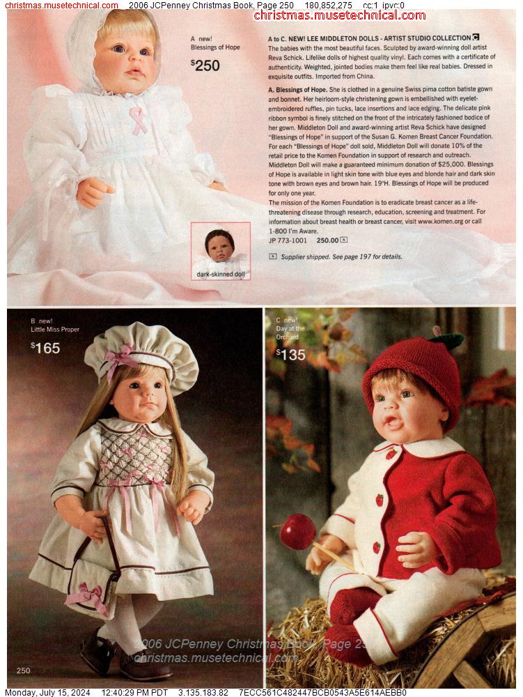 2006 JCPenney Christmas Book, Page 250