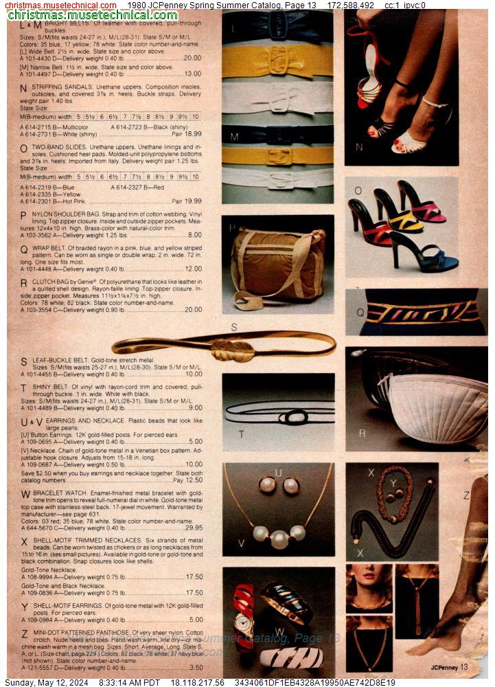1980 JCPenney Spring Summer Catalog, Page 13