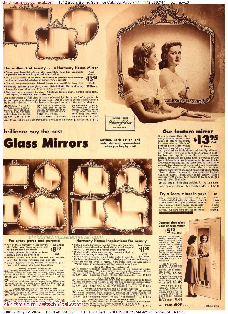 1942 Sears Spring Summer Catalog, Page 717
