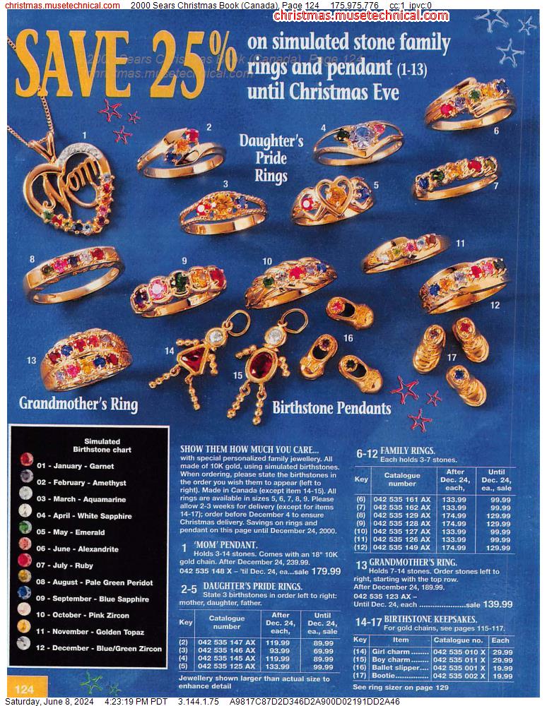 2000 Sears Christmas Book (Canada), Page 124