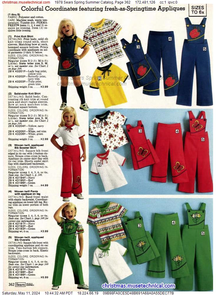 1978 Sears Spring Summer Catalog, Page 362
