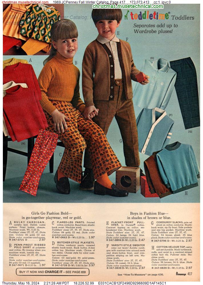 1969 JCPenney Fall Winter Catalog, Page 417