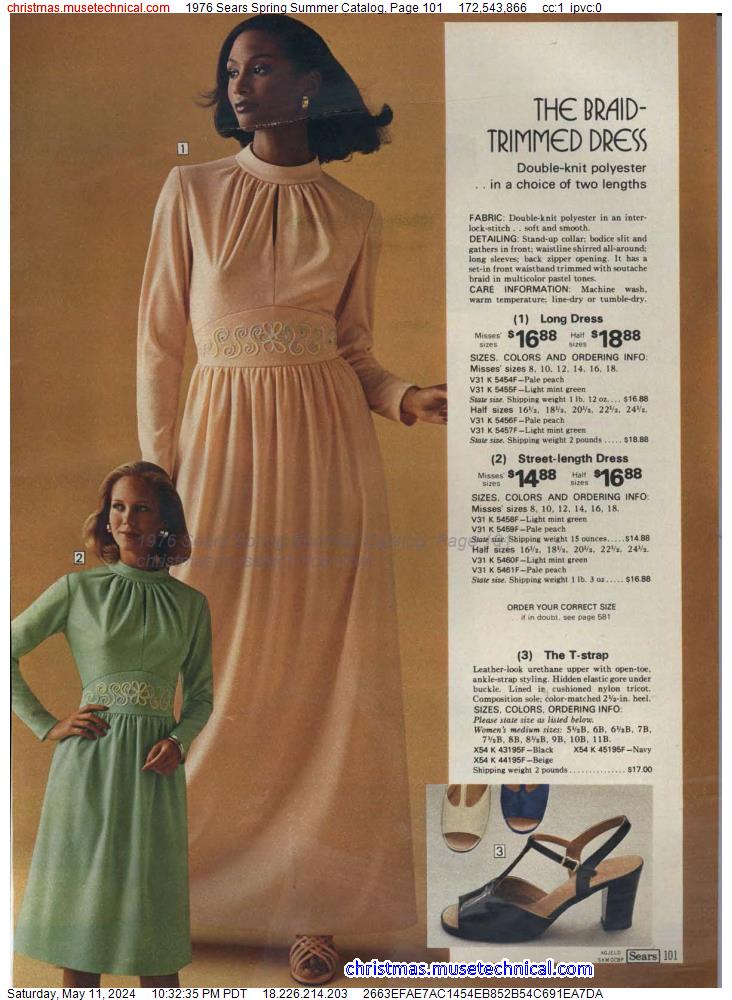 1976 Sears Spring Summer Catalog, Page 101
