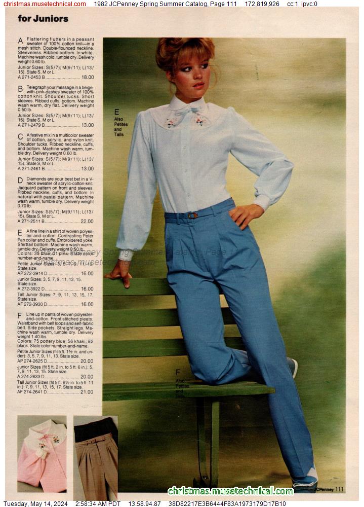 1982 JCPenney Spring Summer Catalog, Page 111