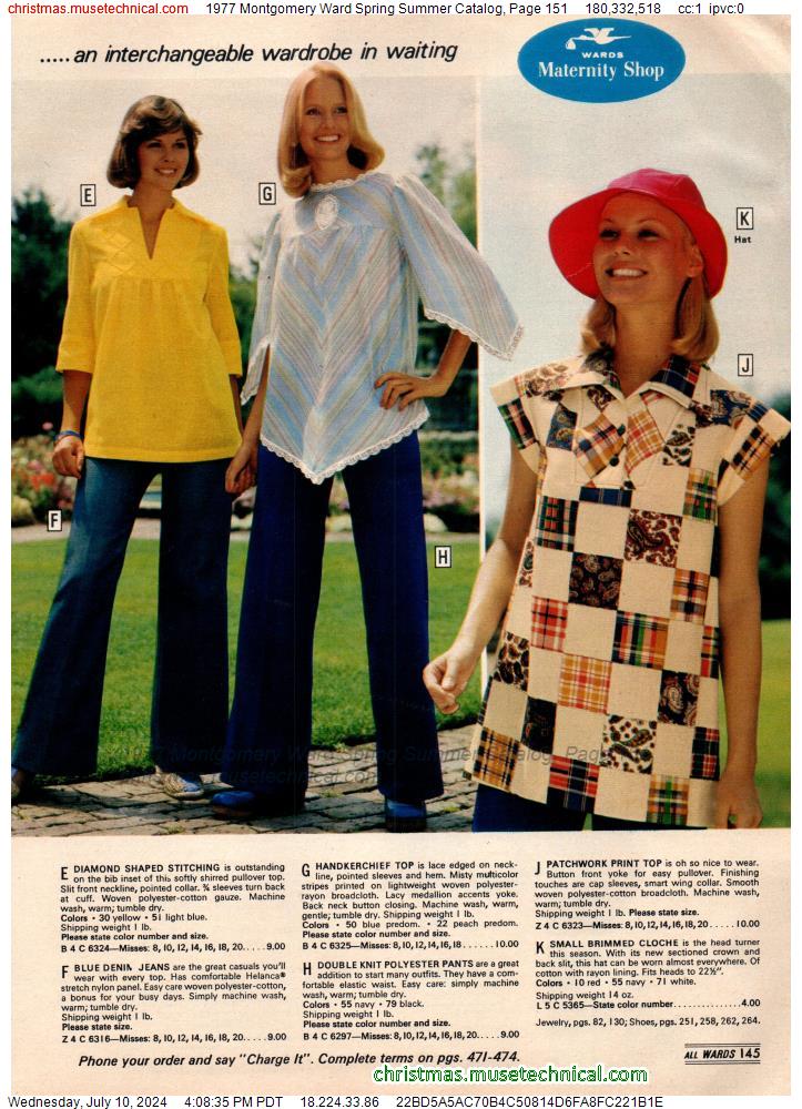 1977 Montgomery Ward Spring Summer Catalog, Page 151