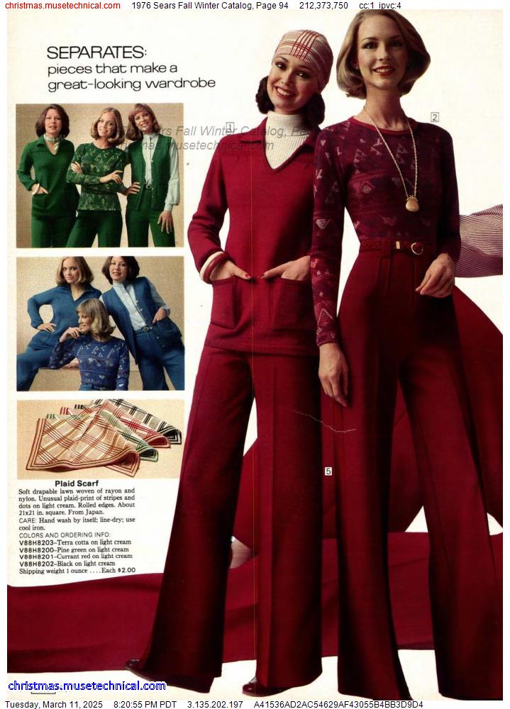 1976 Sears Fall Winter Catalog, Page 94