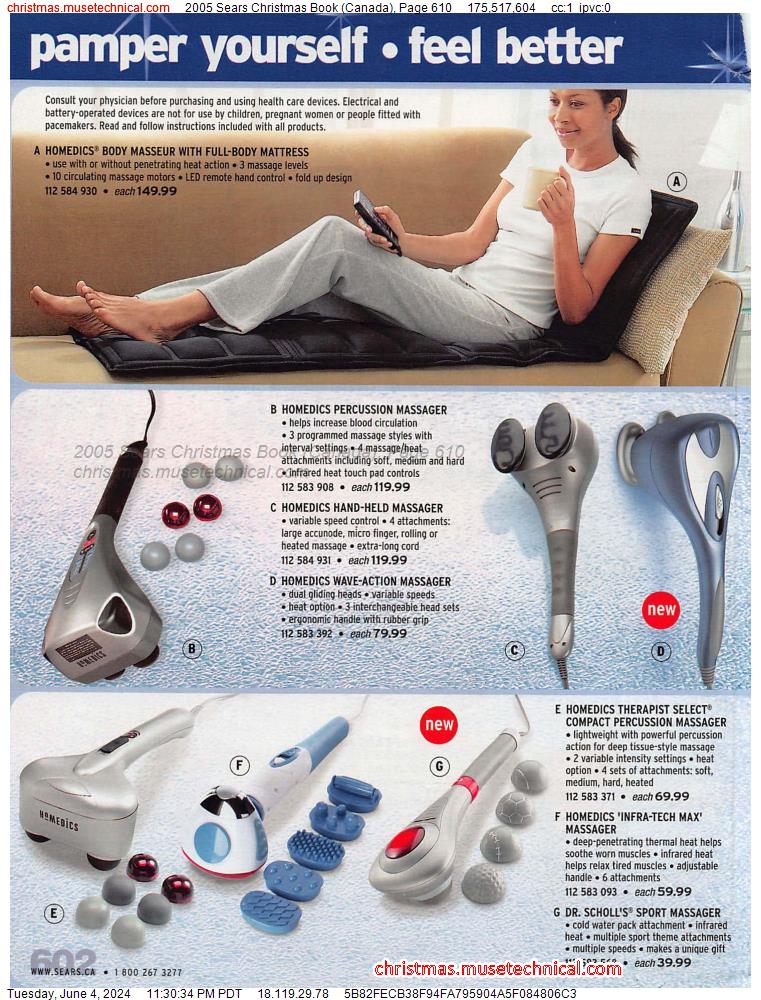 2005 Sears Christmas Book (Canada), Page 610