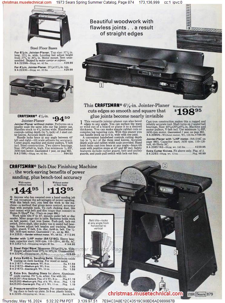 1973 Sears Spring Summer Catalog, Page 874