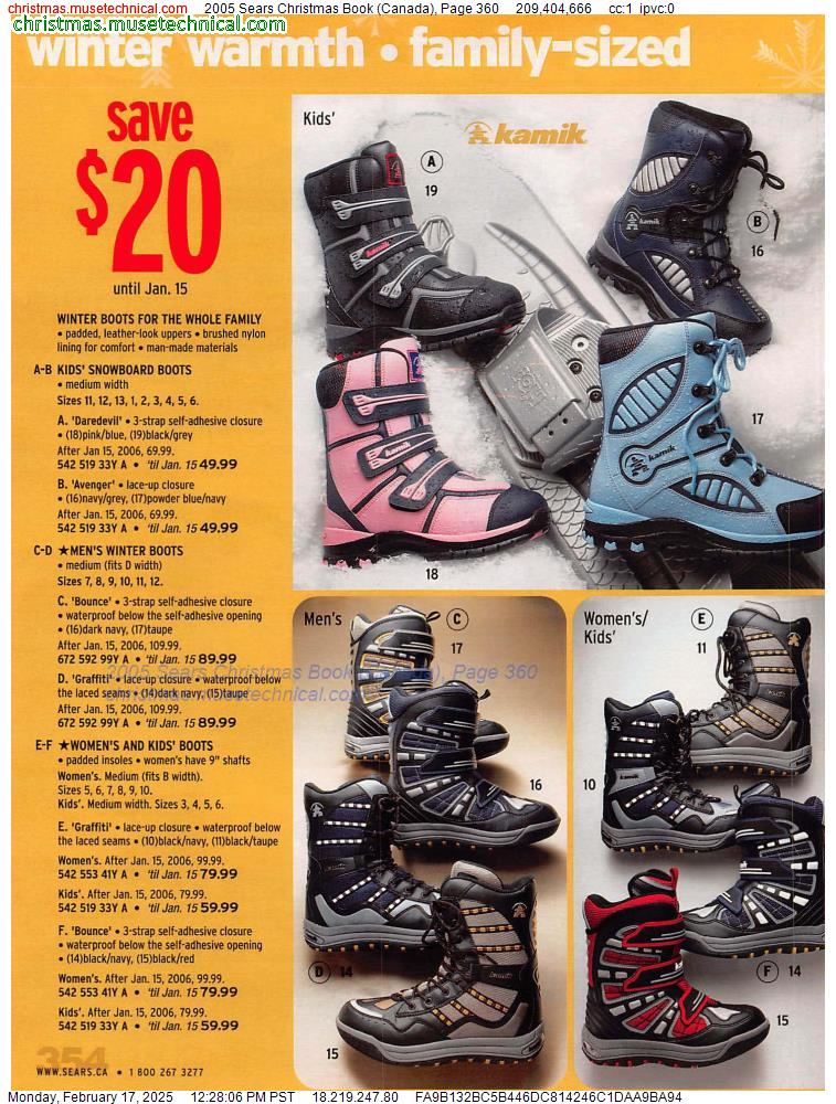 2005 Sears Christmas Book (Canada), Page 360