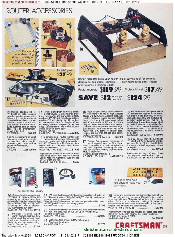 1989 Sears Home Annual Catalog, Page 716