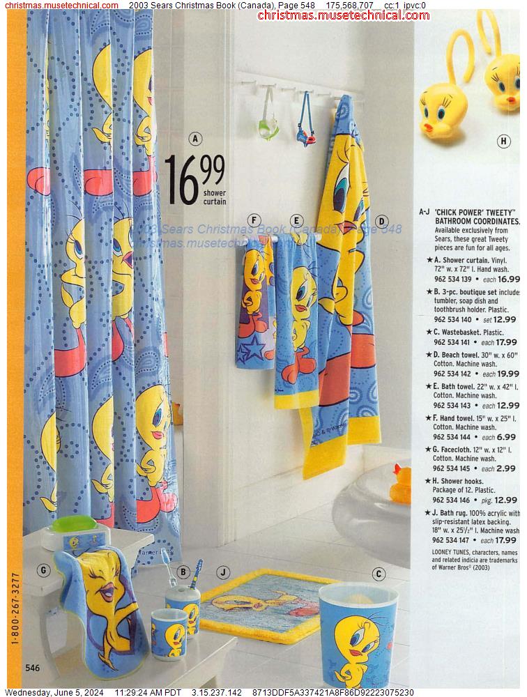 2003 Sears Christmas Book (Canada), Page 548