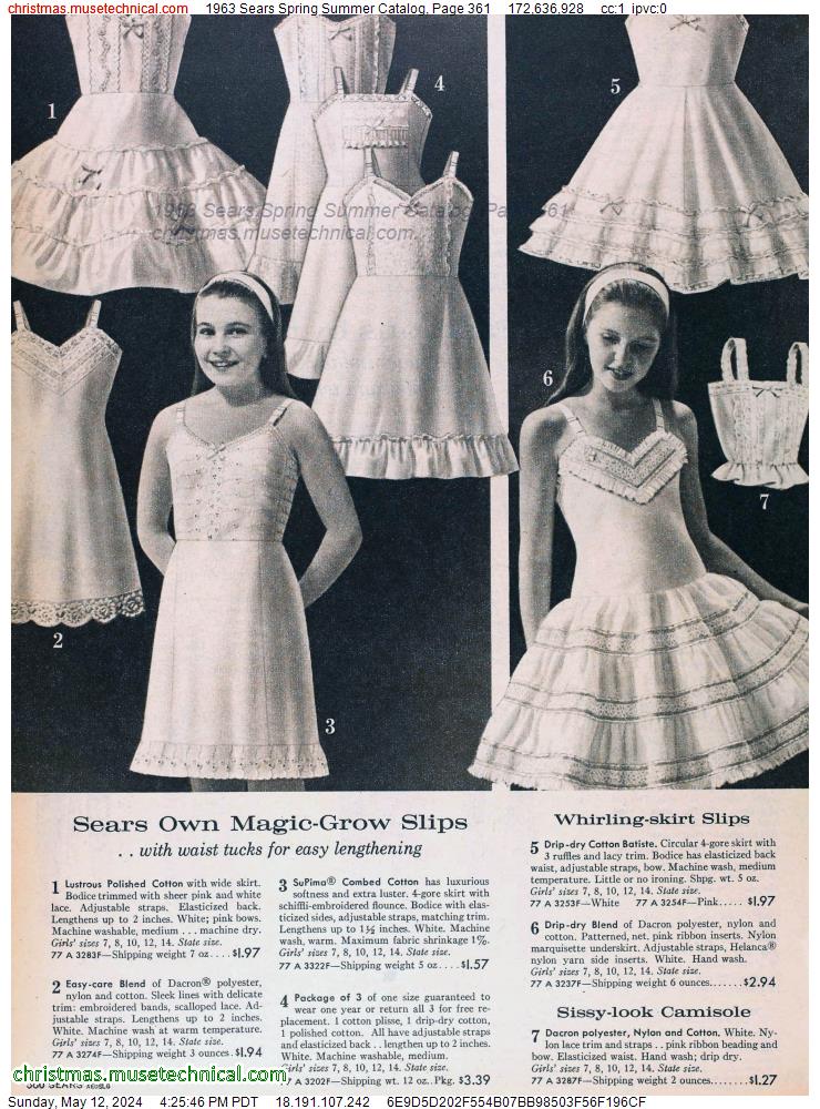 1963 Sears Spring Summer Catalog, Page 361