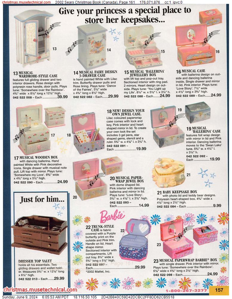 2002 Sears Christmas Book (Canada), Page 161