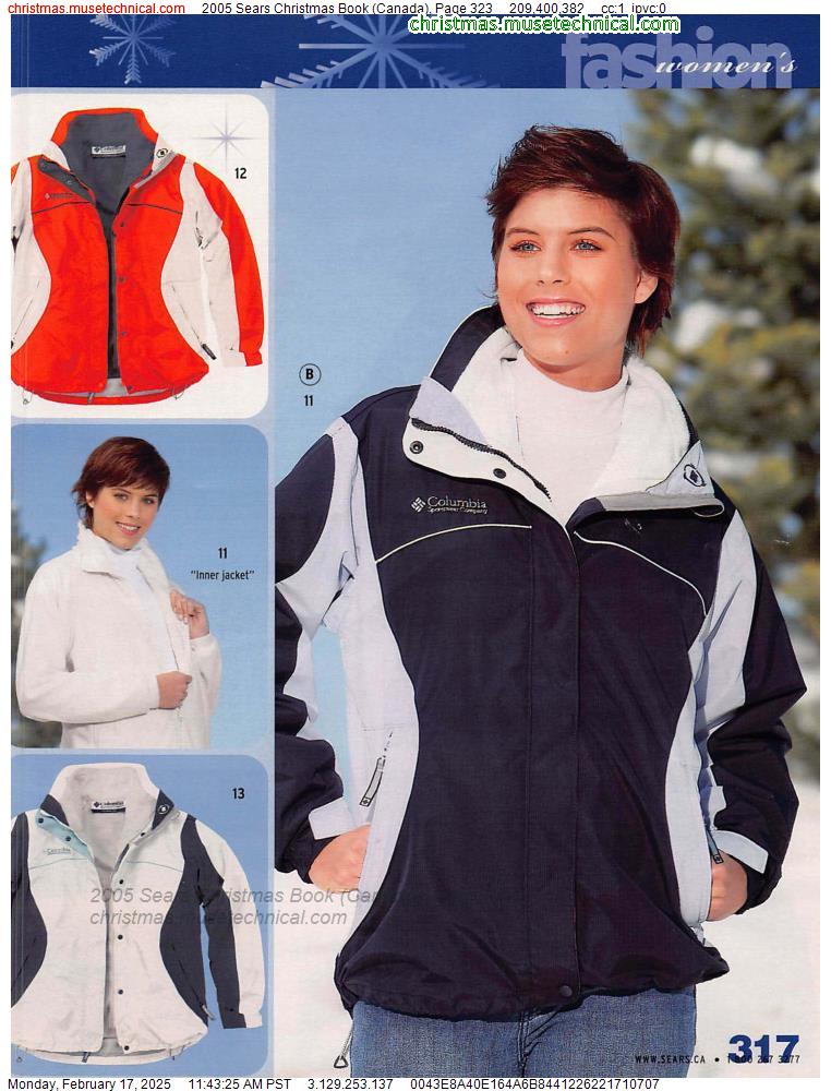 2005 Sears Christmas Book (Canada), Page 323