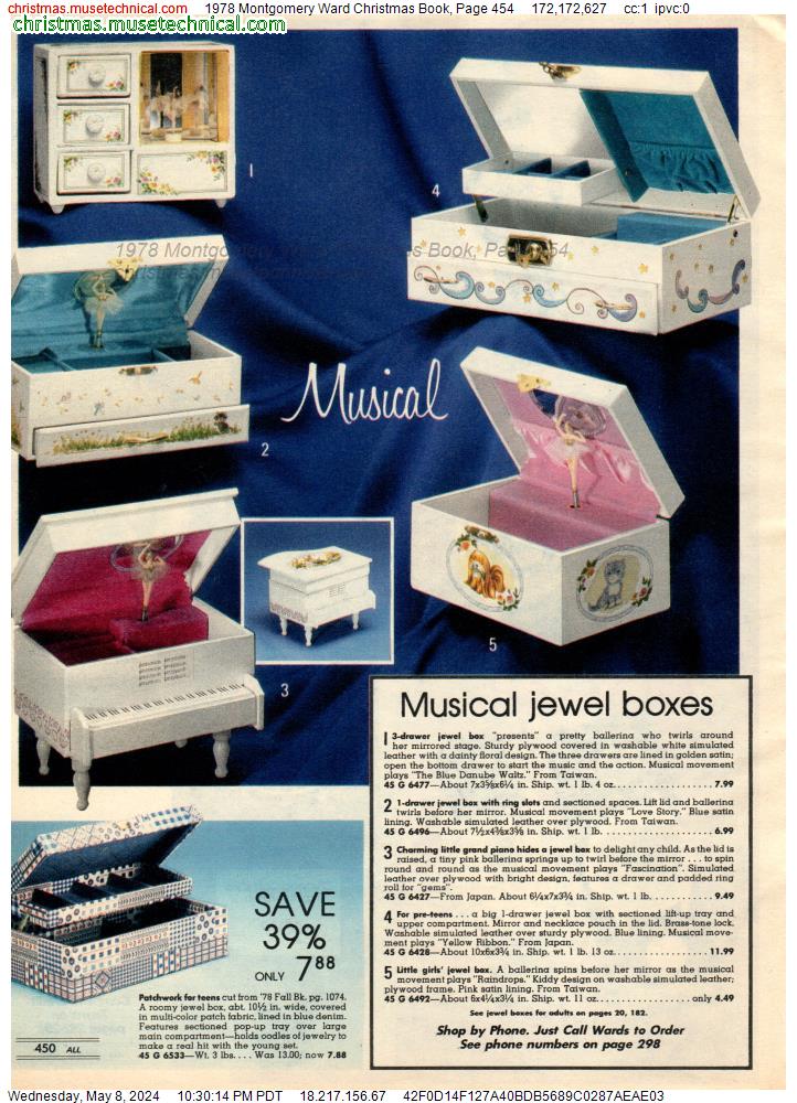 1978 Montgomery Ward Christmas Book, Page 454