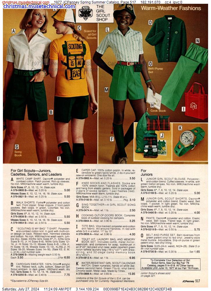 1977 JCPenney Spring Summer Catalog, Page 517