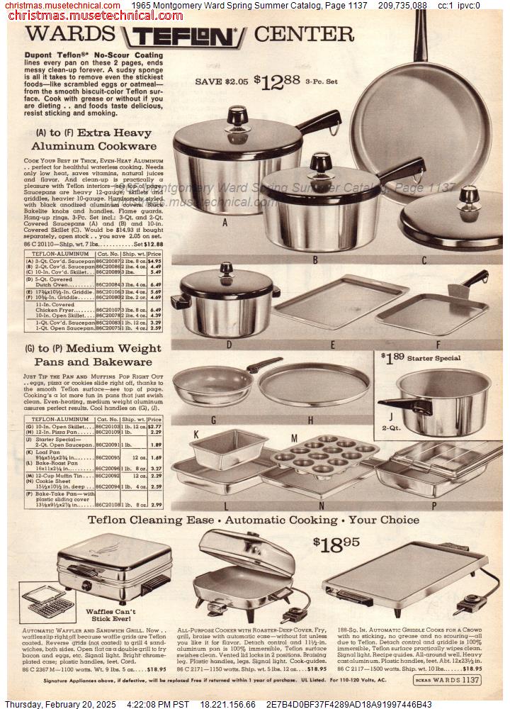 1965 Montgomery Ward Spring Summer Catalog, Page 1137