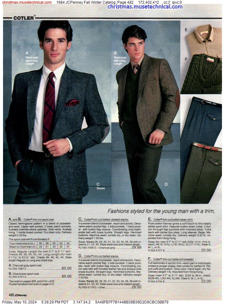 1984 JCPenney Fall Winter Catalog, Page 482