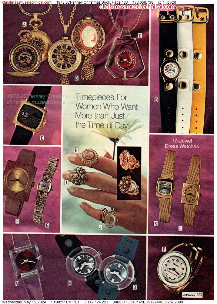 1973 JCPenney Christmas Book, Page 103
