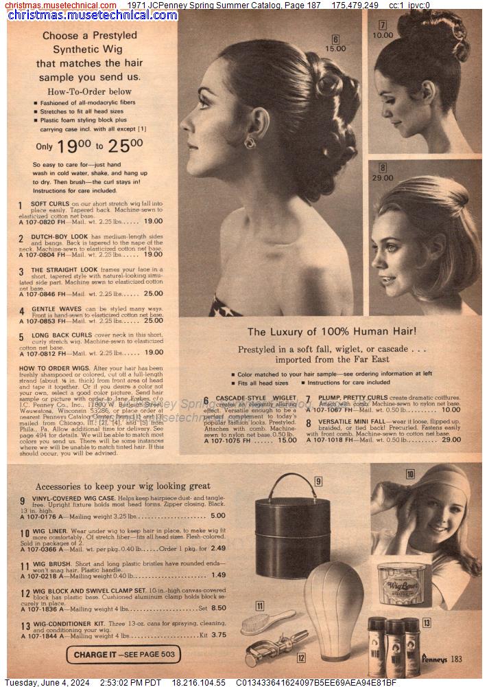 1971 JCPenney Spring Summer Catalog, Page 187