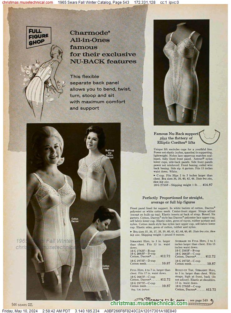 1965 Sears Fall Winter Catalog, Page 543