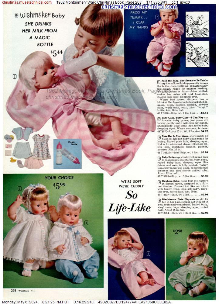 1962 Montgomery Ward Christmas Book, Page 268