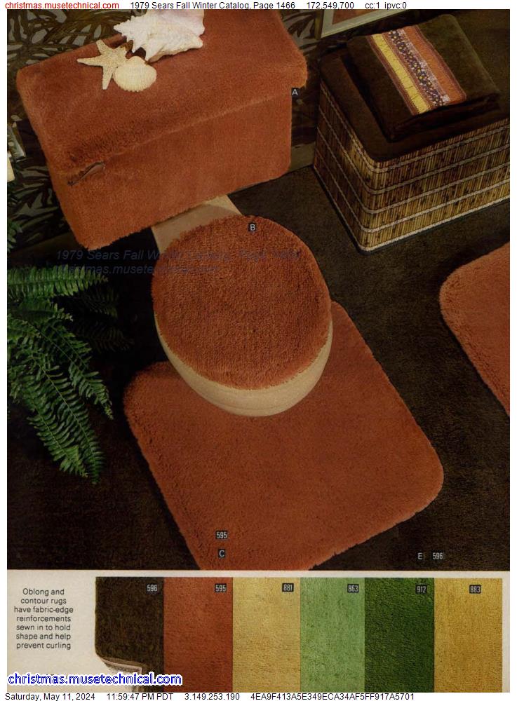 1979 Sears Fall Winter Catalog, Page 1466