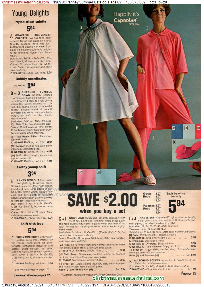 1969 JCPenney Summer Catalog, Page 83