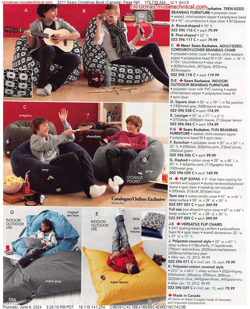 2011 Sears Christmas Book (Canada), Page 590