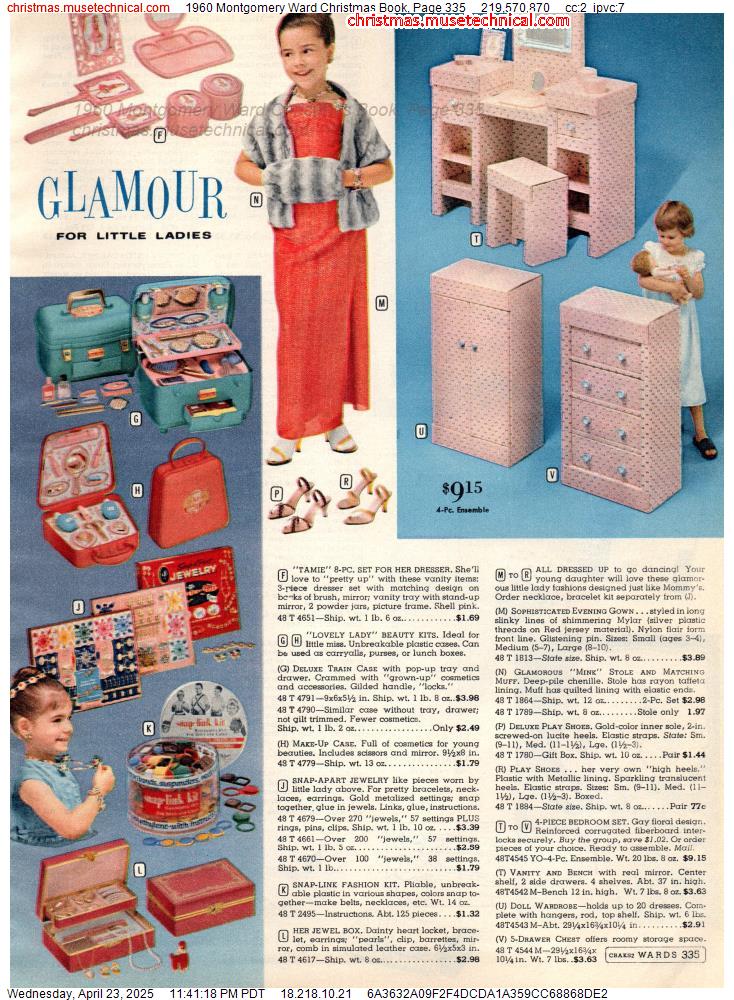 1960 Montgomery Ward Christmas Book, Page 335