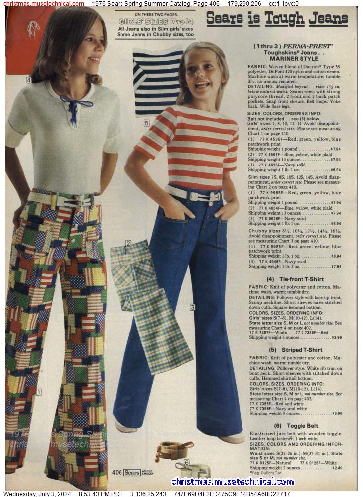 1976 Sears Spring Summer Catalog, Page 406