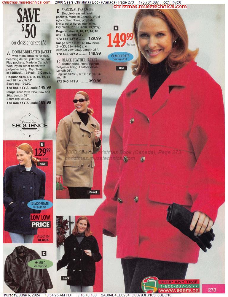 2000 Sears Christmas Book (Canada), Page 273