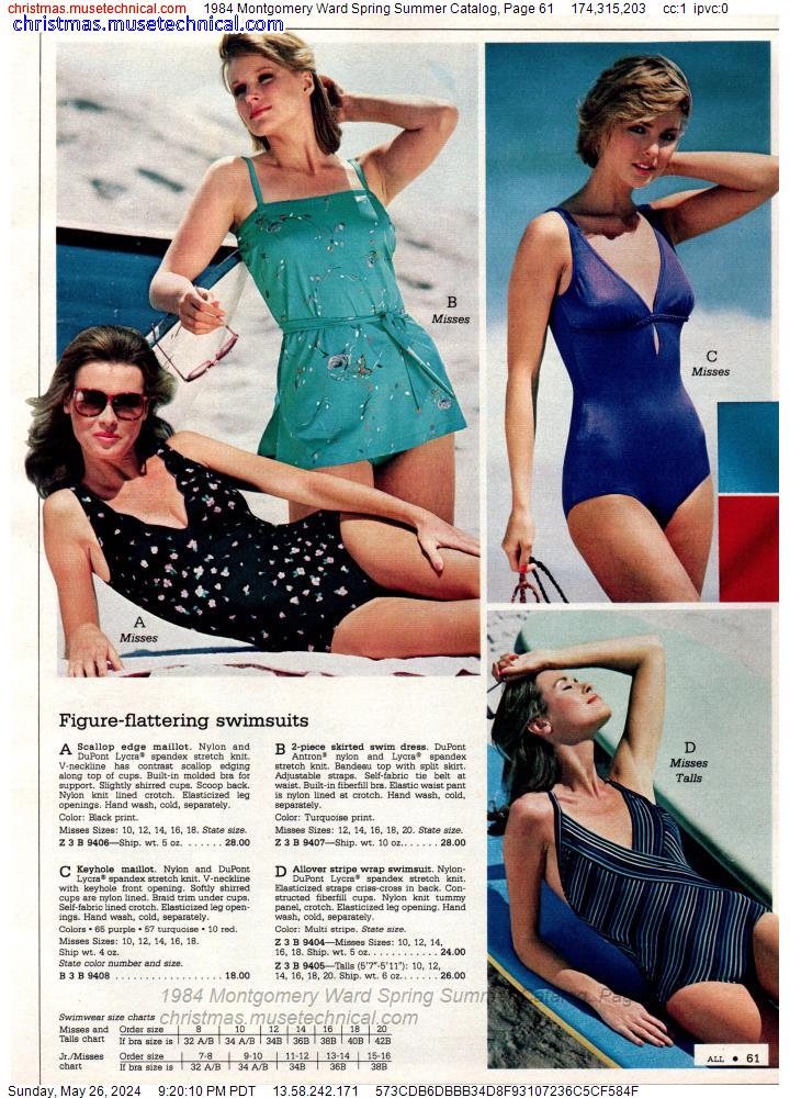 1984 Montgomery Ward Spring Summer Catalog, Page 61