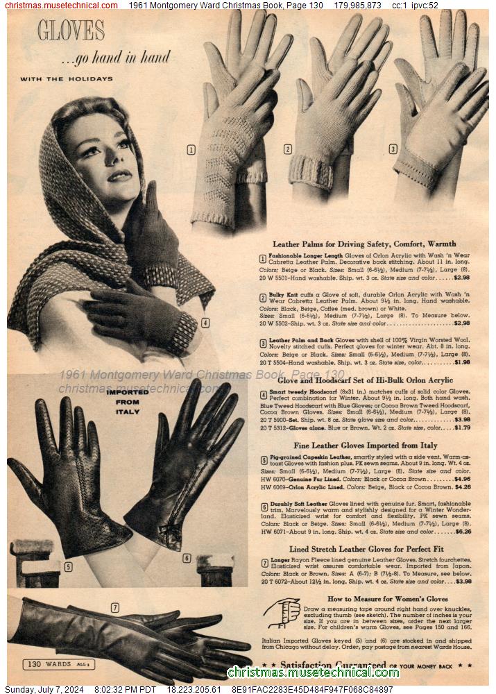 1961 Montgomery Ward Christmas Book, Page 130