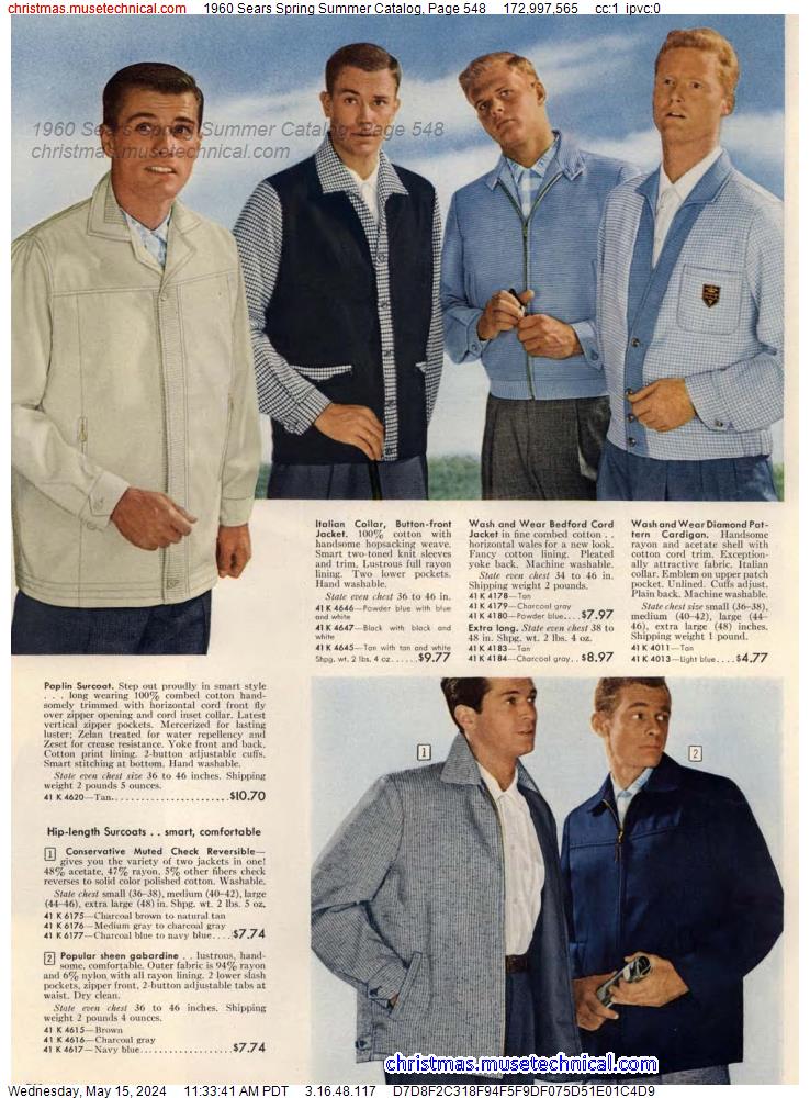 1960 Sears Spring Summer Catalog, Page 548