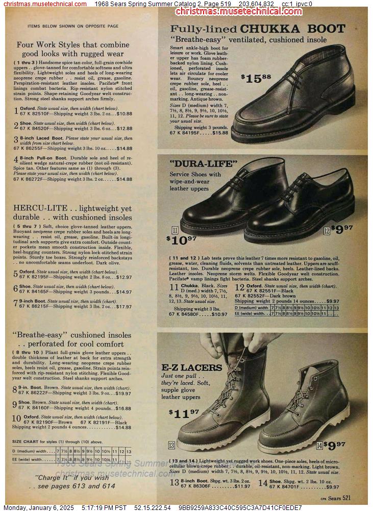 1968 Sears Spring Summer Catalog 2, Page 519