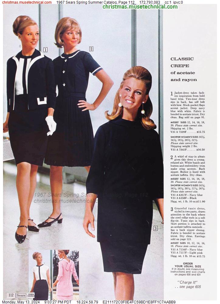 1967 Sears Spring Summer Catalog, Page 112