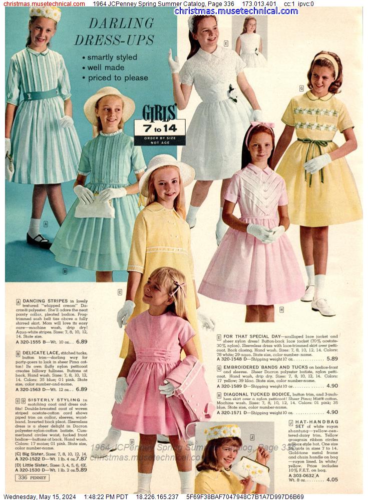 1964 JCPenney Spring Summer Catalog, Page 336