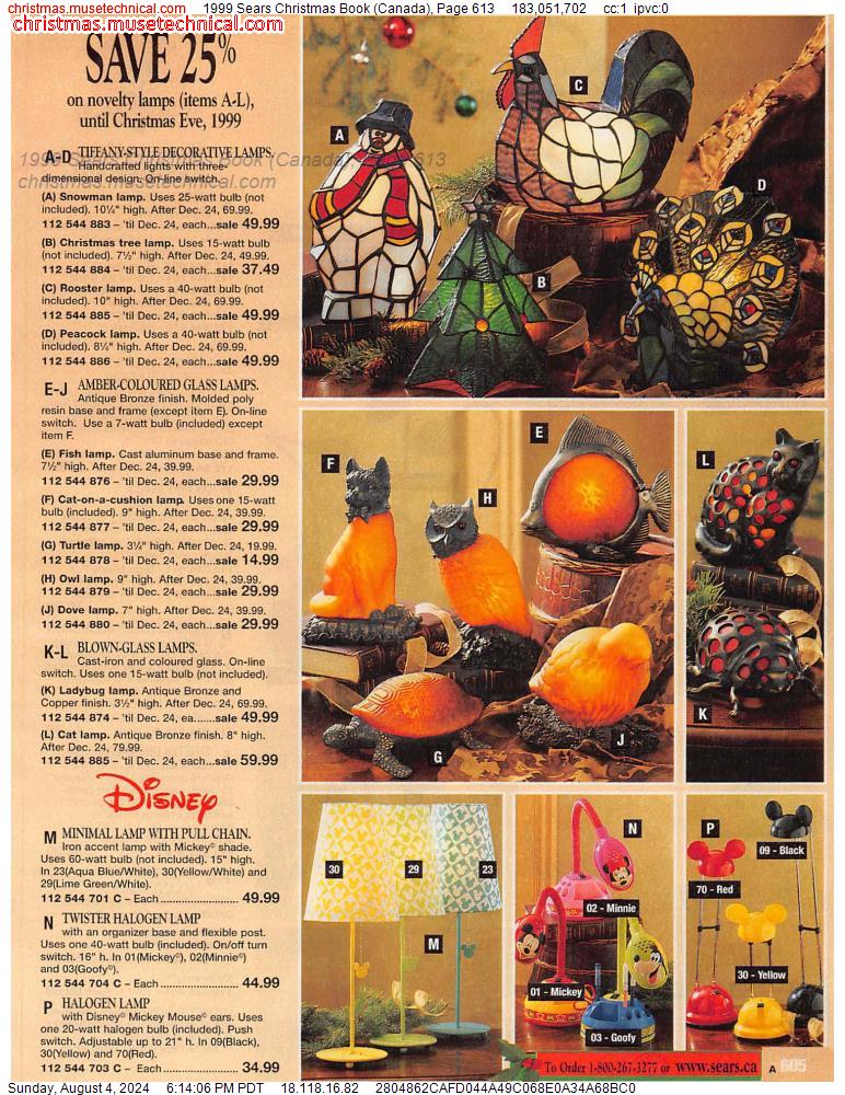 1999 Sears Christmas Book (Canada), Page 613